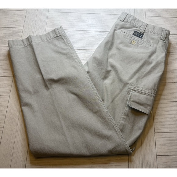 Nautica Vintage 90s Men's Explorer Cargo Pant 38x34 Loose Fit 100% Cotton Twill - Picture 1 of 8